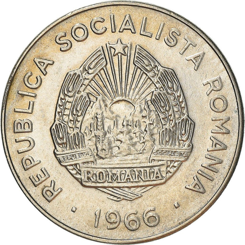 1966 Romania 15 Bani 