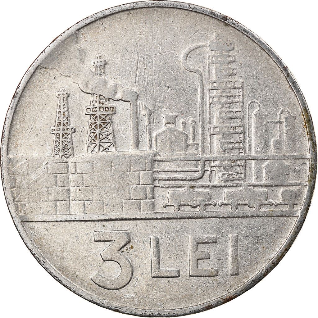 Romania Coin | 3 Lei | KM96 | 1966