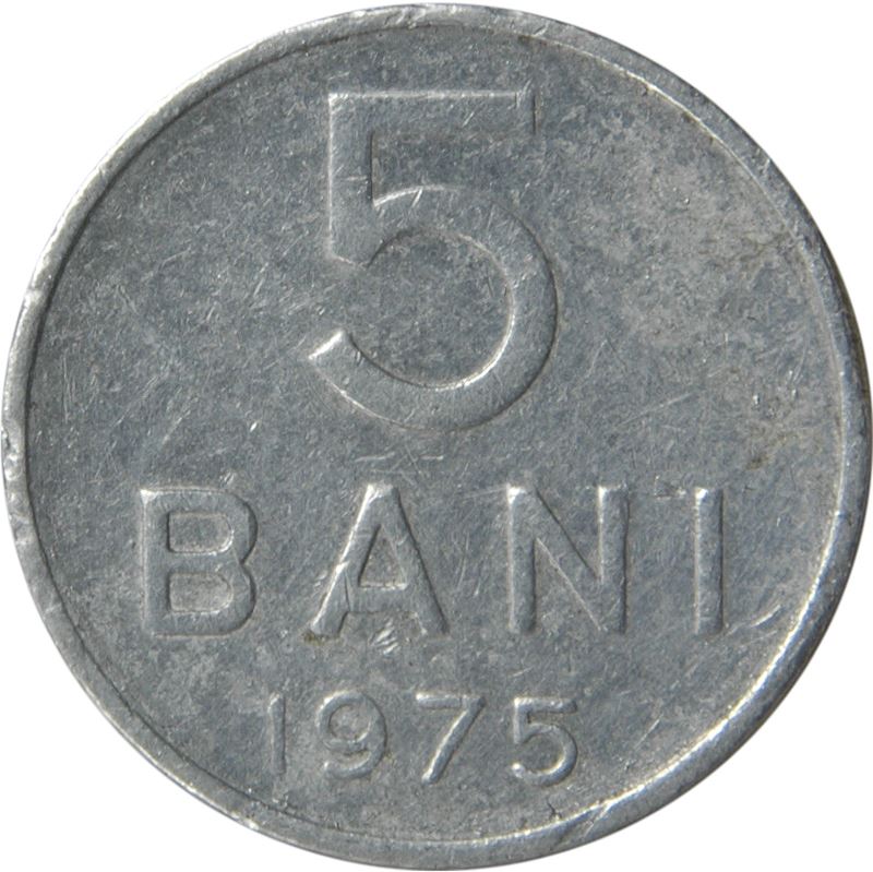 Romania Coin | 5 Bani | KM92a | 1975