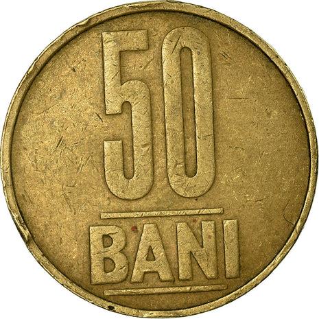 Romania Coin | 50 Bani | Eagle | Stars | KM192 | 2005 - 2017