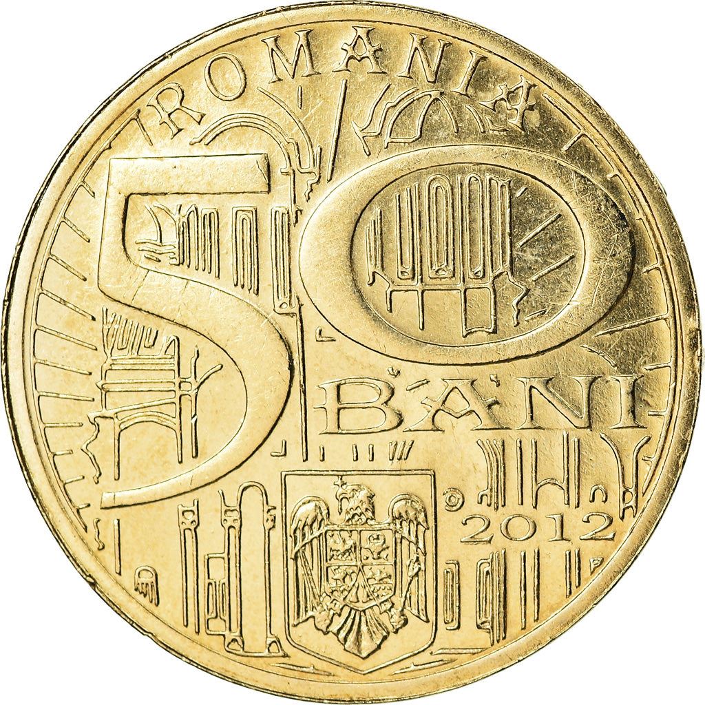 Romania Coin | 50 Bani | Neagoe Basarab | Curtea de Argeş Monastery | KM287 | 2012 - 2016