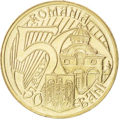 Romania Coin | 50 Bani | Prince Mircea cel Bătrân | KM260 | 2011 - 2016