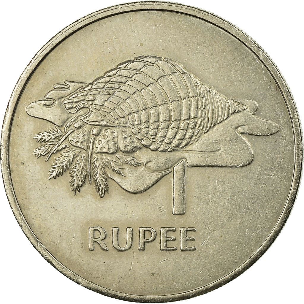 Seychelles | 1 Rupee Coin | Conch shell | Km:35 | 1977