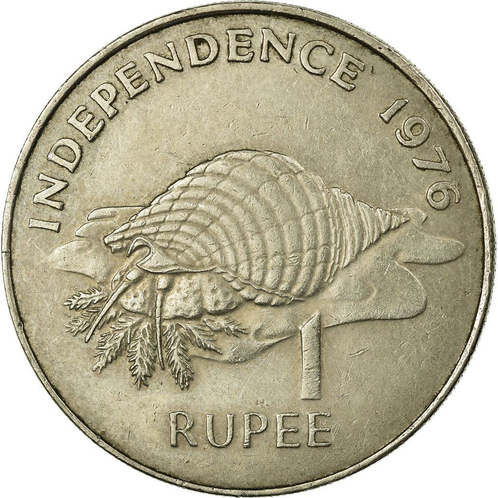 Seychelles | 1 Rupee Coin | James Mancham | Km:26 | 1976 - 1977