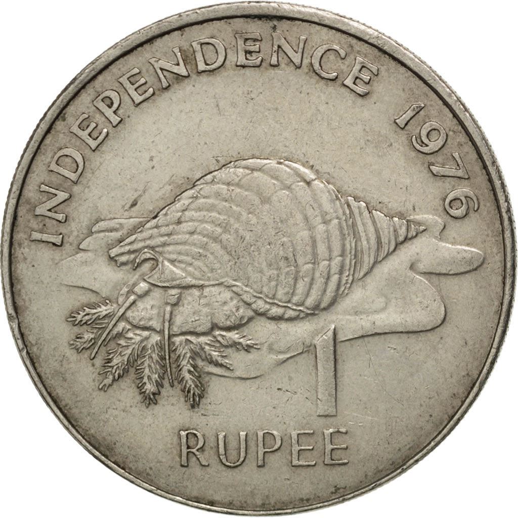 Seychelles | 1 Rupee Coin | James Mancham | Km:26 | 1976 - 1977