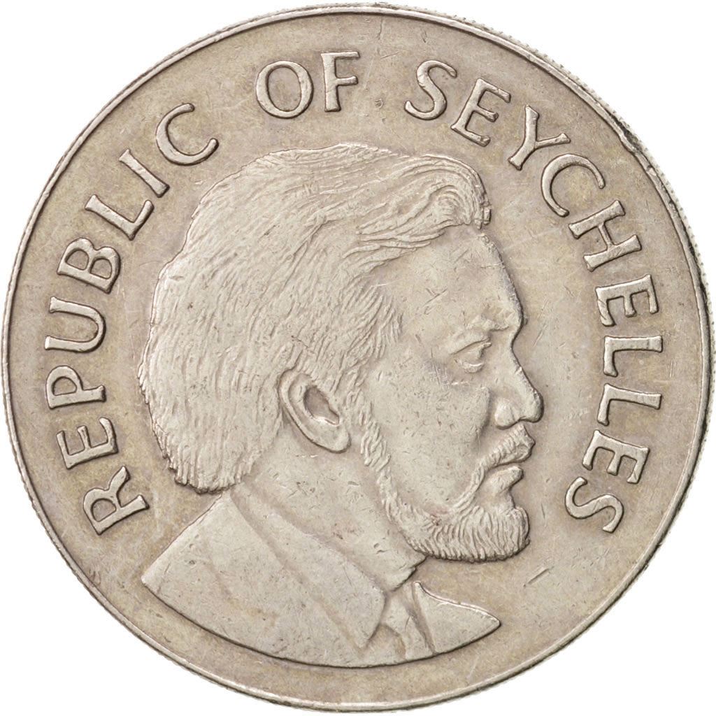 Seychelles | 1 Rupee Coin | James Mancham | Km:26 | 1976 - 1977