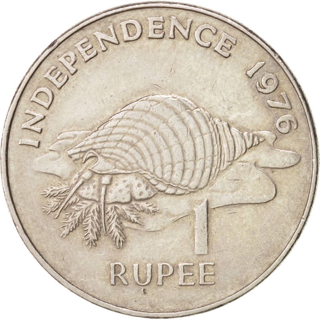 Seychelles | 1 Rupee Coin | James Mancham | Km:26 | 1976 - 1977