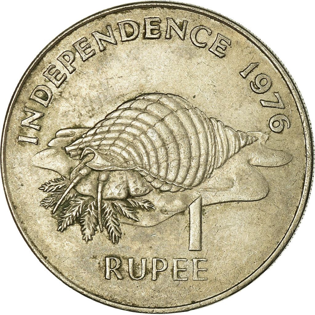 Seychelles | 1 Rupee Coin | James Mancham | Km:26 | 1976 - 1977