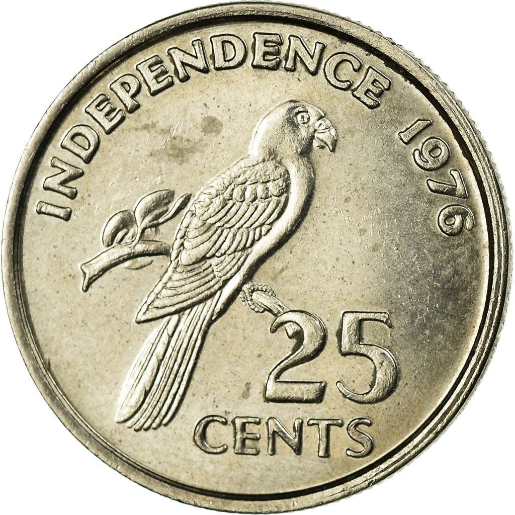 Seychelles | 25 Cents Coin | James Mancham | Km:24 | 1976