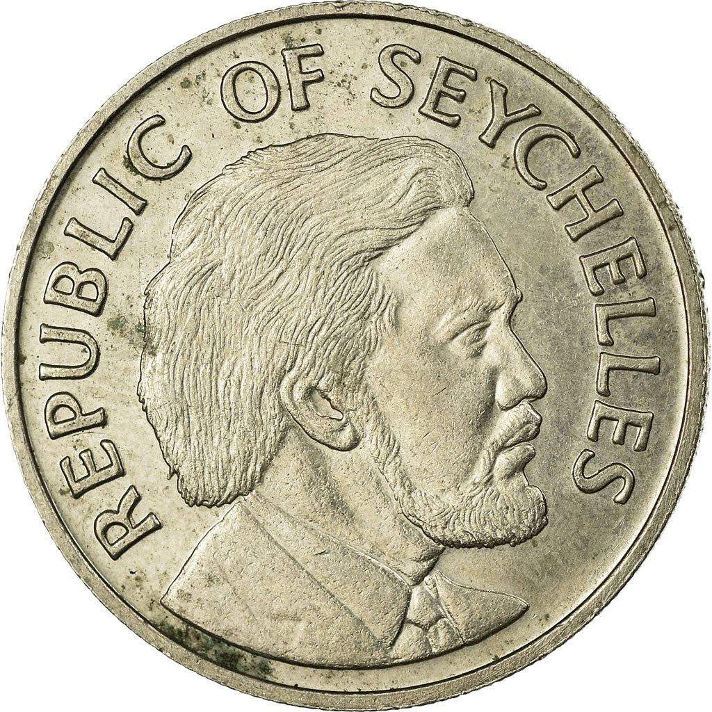 Seychelles | 50 Cents Coin | James Mancham | Km:25 | 1976 - 1977