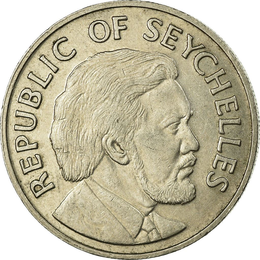 Seychelles | 50 Cents Coin | James Mancham | Km:25 | 1976 - 1977