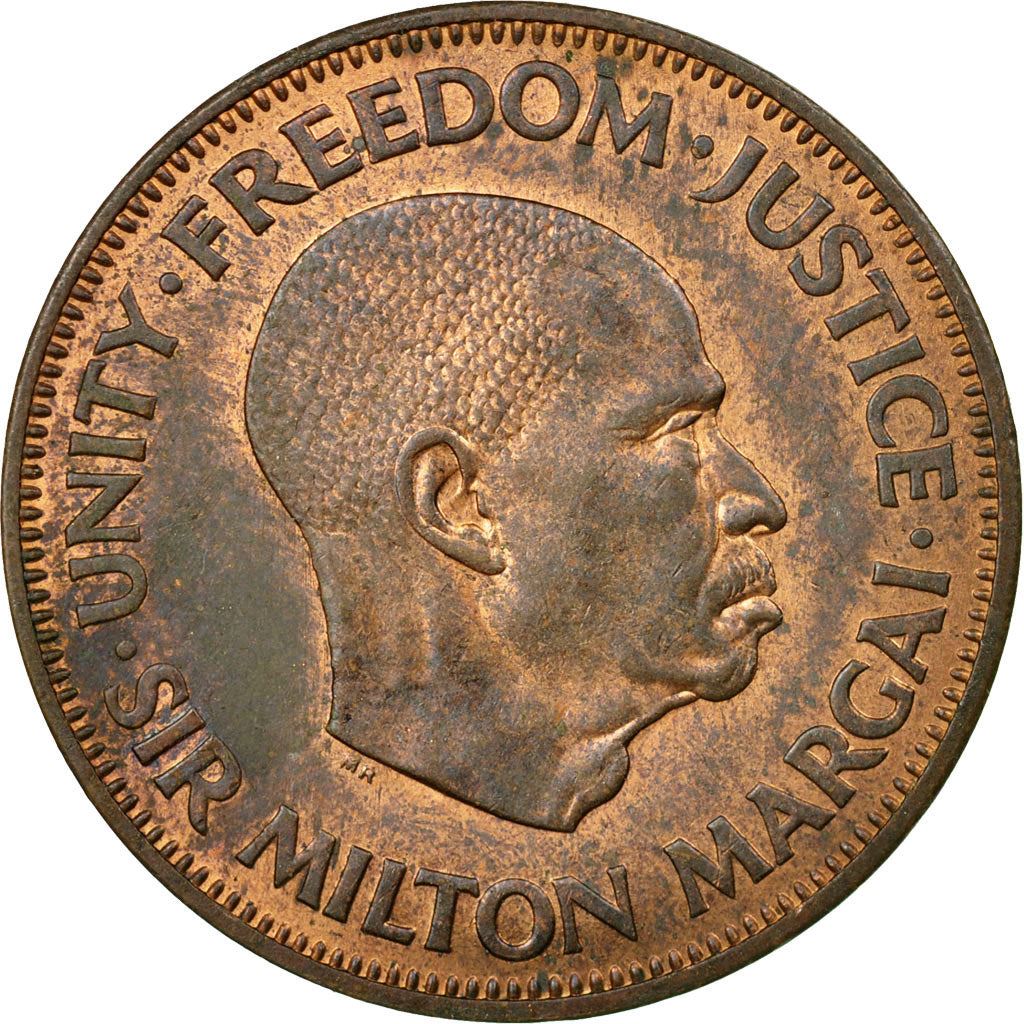 Sierra Leone 1 Cent Coin | Sir Milton Margai | KM17 | 1964