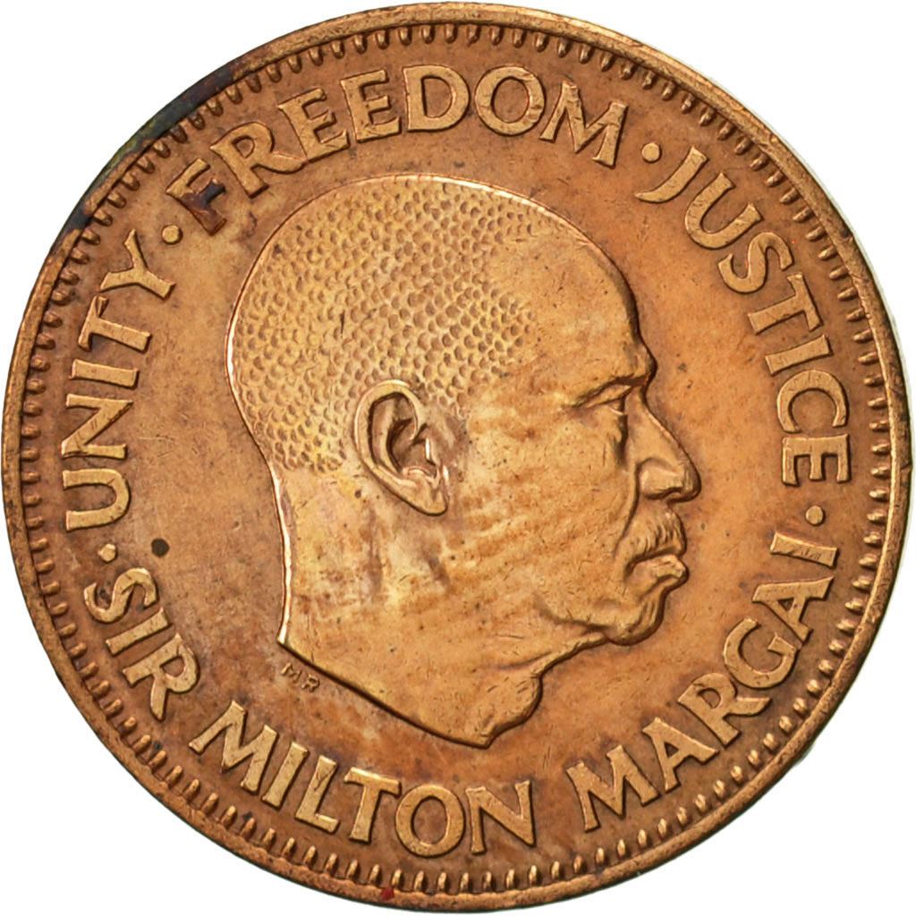 Sierra Leone 1/2 Cent Coin | Sir Milton Margai | Fish | KM16 | 1964