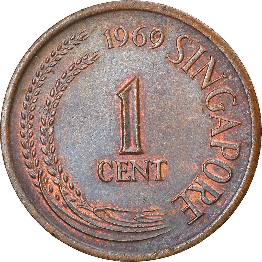 Singapore | 1 Cent Coin | non-magnetic | KM1 | 1967 - 1984 | Bronze