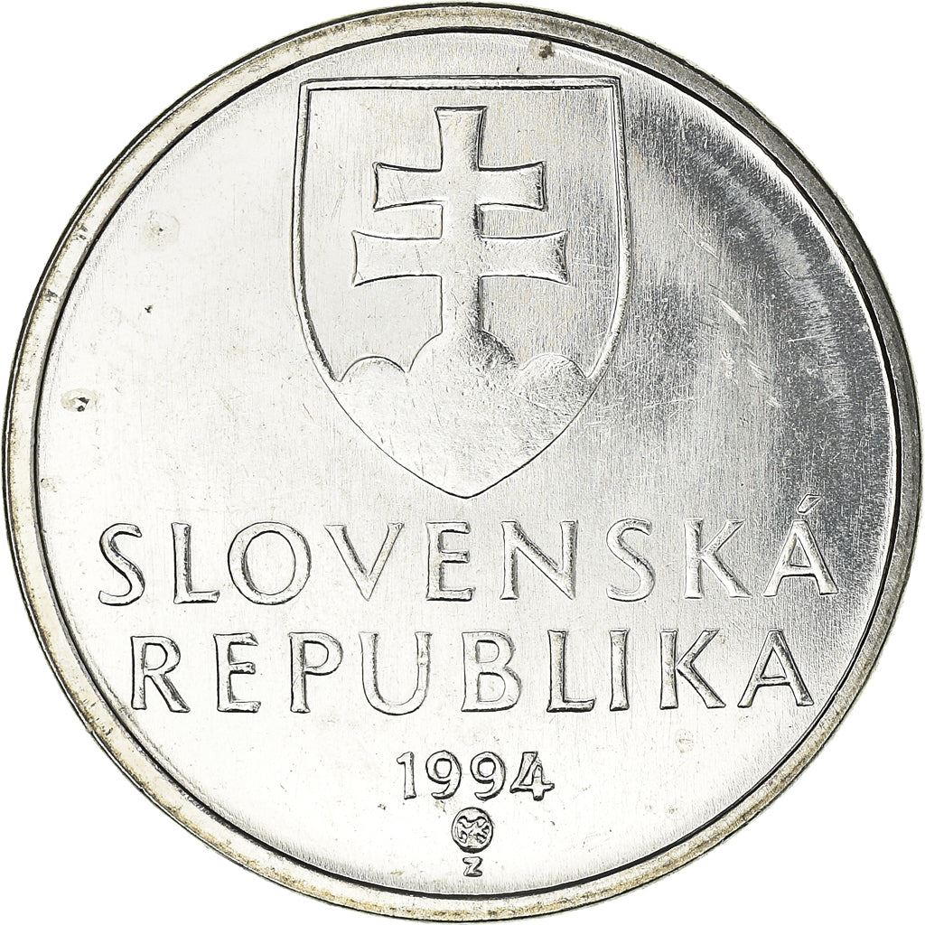 Slovakia 5 Korun Coin | Celtic coin of Biatec | KM14 | 1993 - 2008