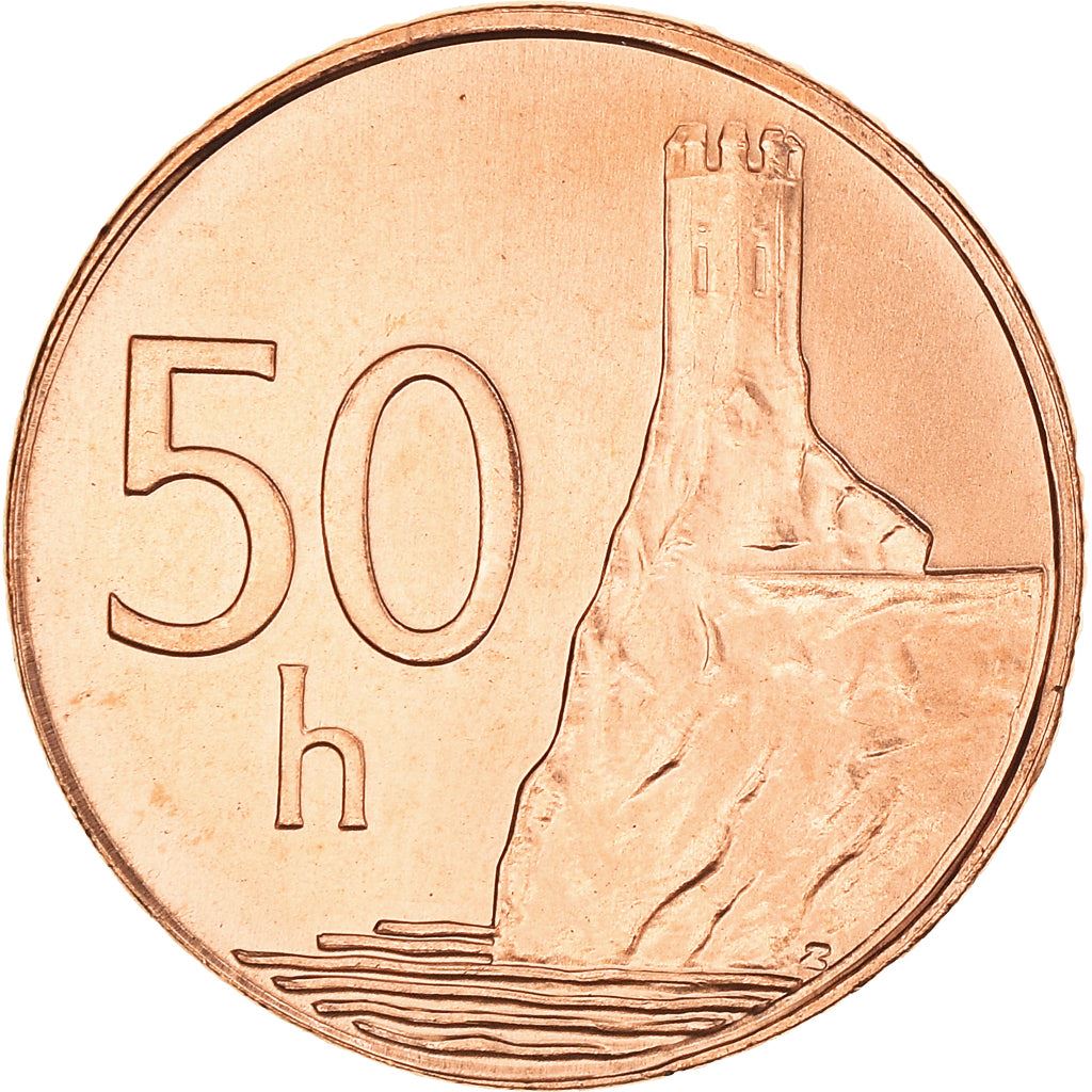 Slovakia 50 Halierov Coin | Devin Castle | KM35 | 1996 - 2008