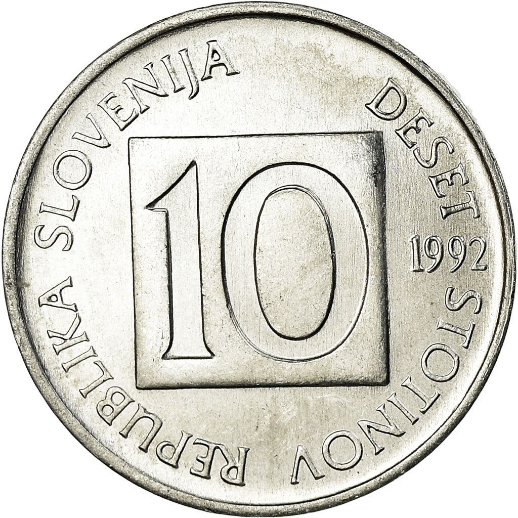 Slovenia 10 Stotinov Coin | Salamander | Olm | KM7 | 1992 - 2006