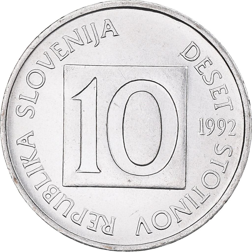 Slovenia 10 Stotinov Coin | Salamander | Olm | KM7 | 1992 - 2006