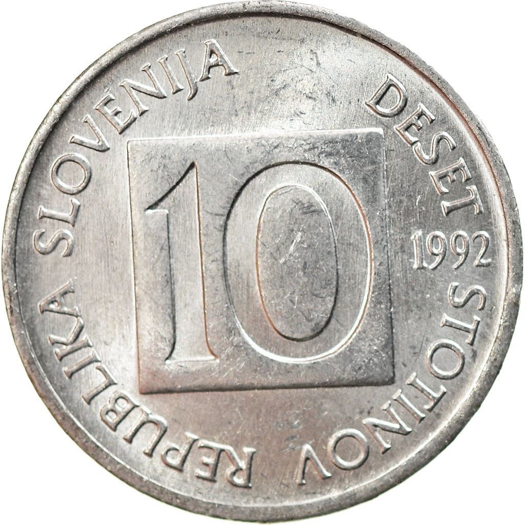 Slovenia 10 Stotinov Coin | Salamander | Olm | KM7 | 1992 - 2006