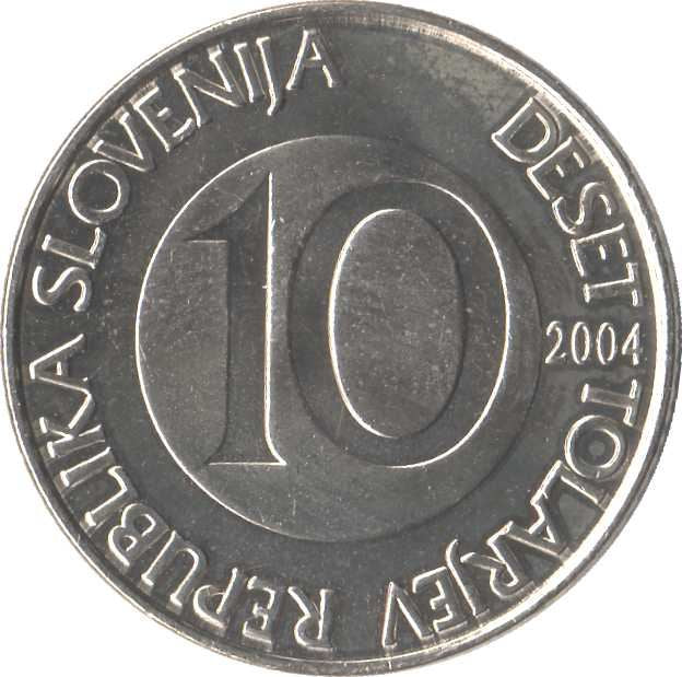 Slovenia 10 Tolarjev Coin | Horse | KM41 | 2000 - 2006