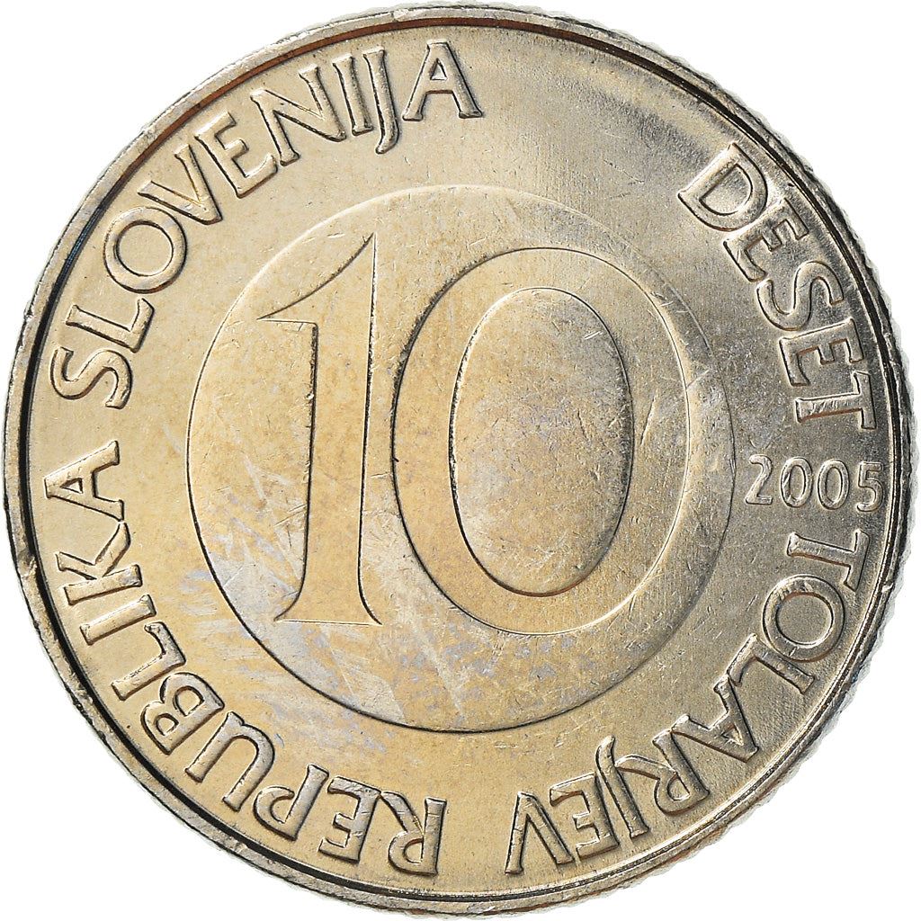 Slovenia 10 Tolarjev Coin | Horse | KM41 | 2000 - 2006