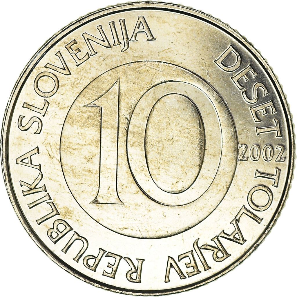 Slovenia 10 Tolarjev Coin | Horse | KM41 | 2000 - 2006