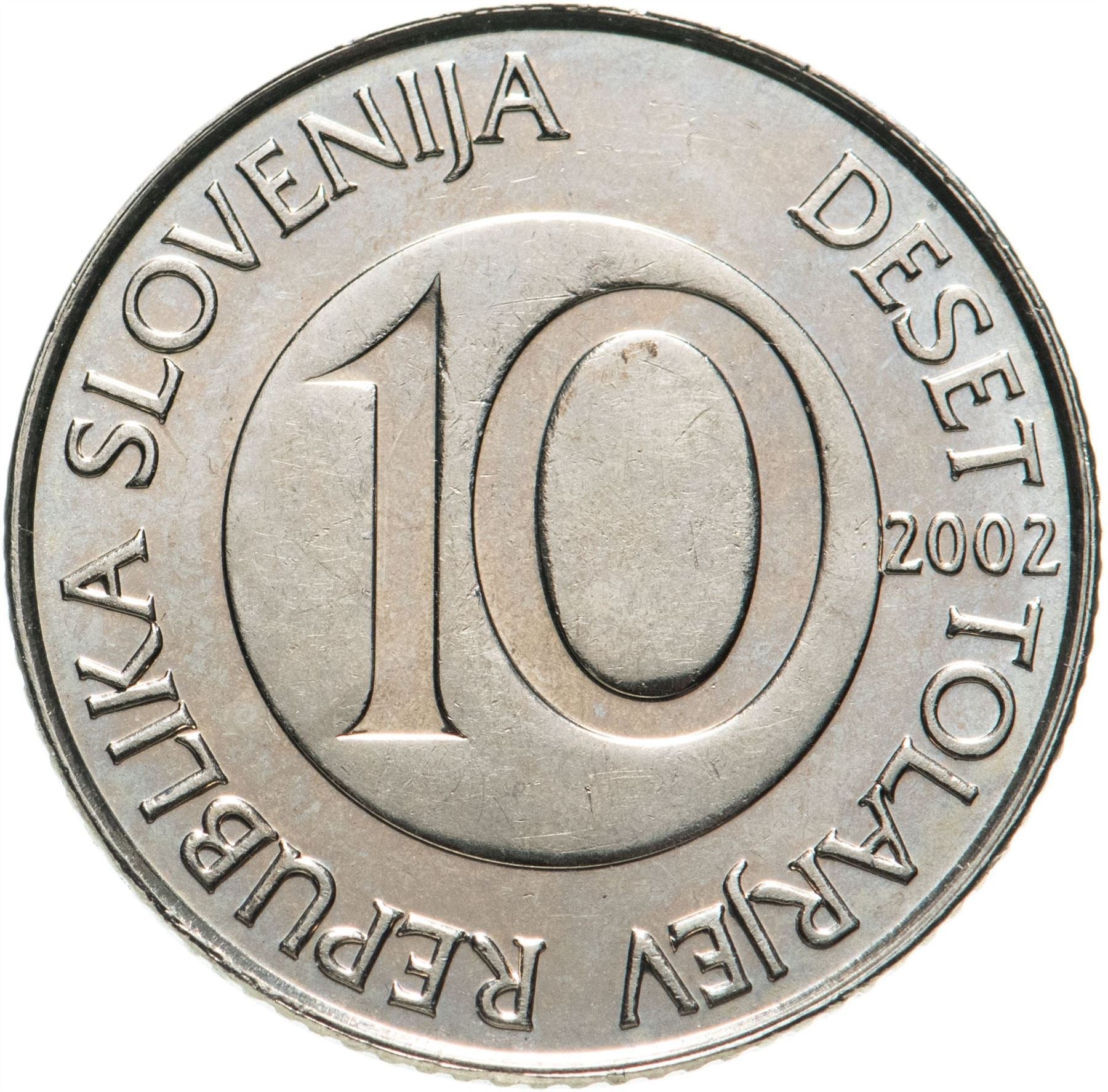 Slovenia 10 Tolarjev Coin | Horse | KM41 | 2000 - 2006