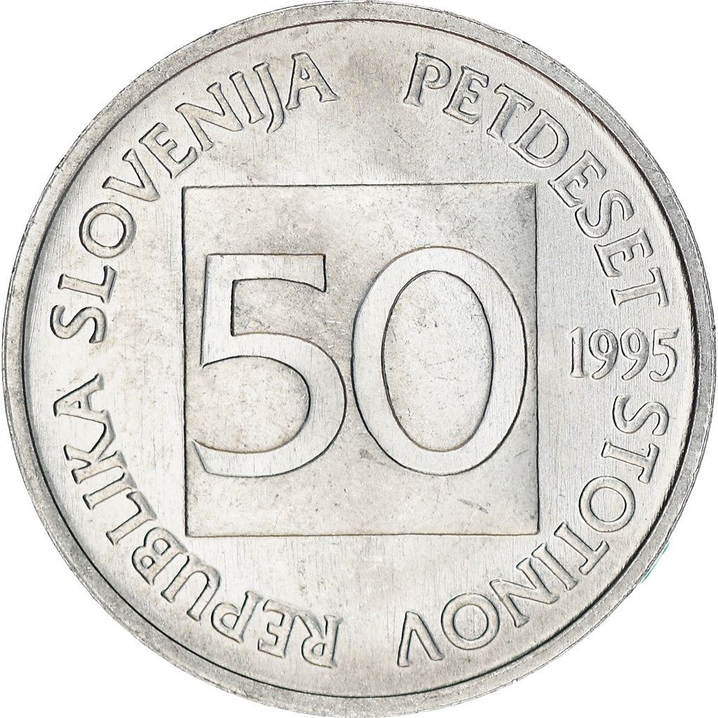 Slovenia 50 Stotinov Coin | Carniolan Honey Bee | KM3 | 1992 - 2006