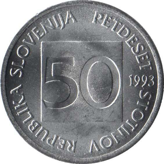 Slovenia 50 Stotinov Coin | Carniolan Honey Bee | KM3 | 1992 - 2006