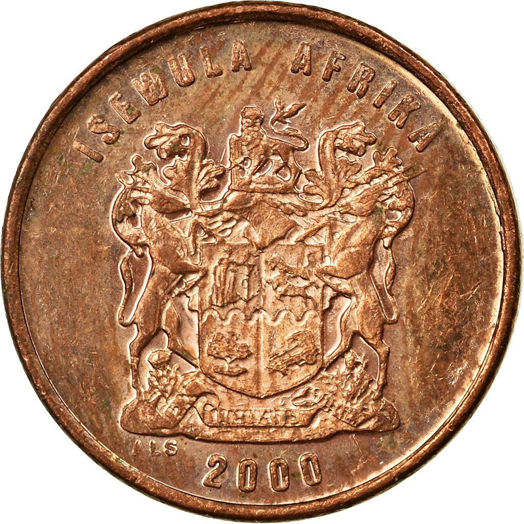 South Africa 1 Cent Ndebele Legend - ISEWULA AFRIKA Coin KM170 1997 - 2000