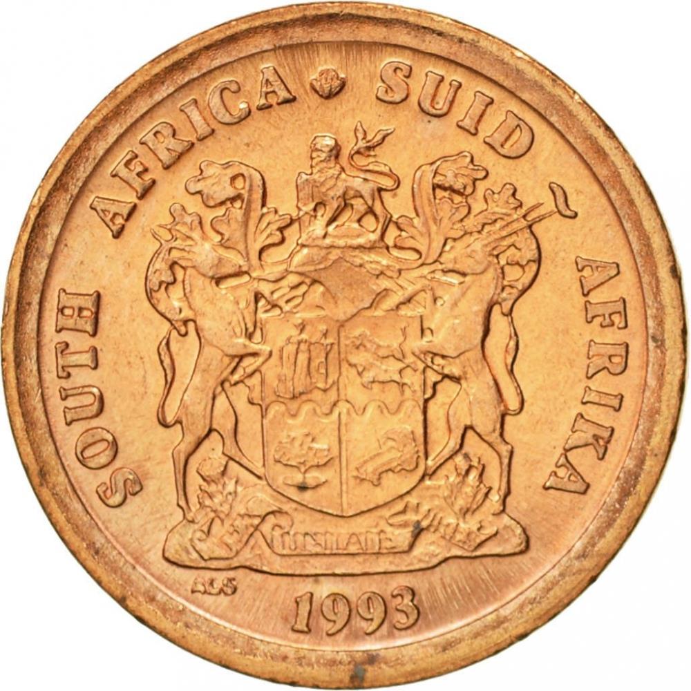 South Africa 1 Cent SOUTH AFRICA - SUID-AFRIKA Coin KM132 1990 - 1995