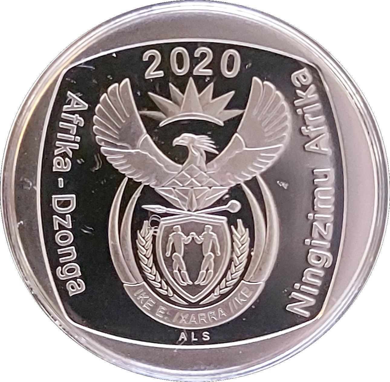 South Africa 1 Rand Afrika-Dzonga - Ningizimu Afrika Coin KM444 2008 - 2020