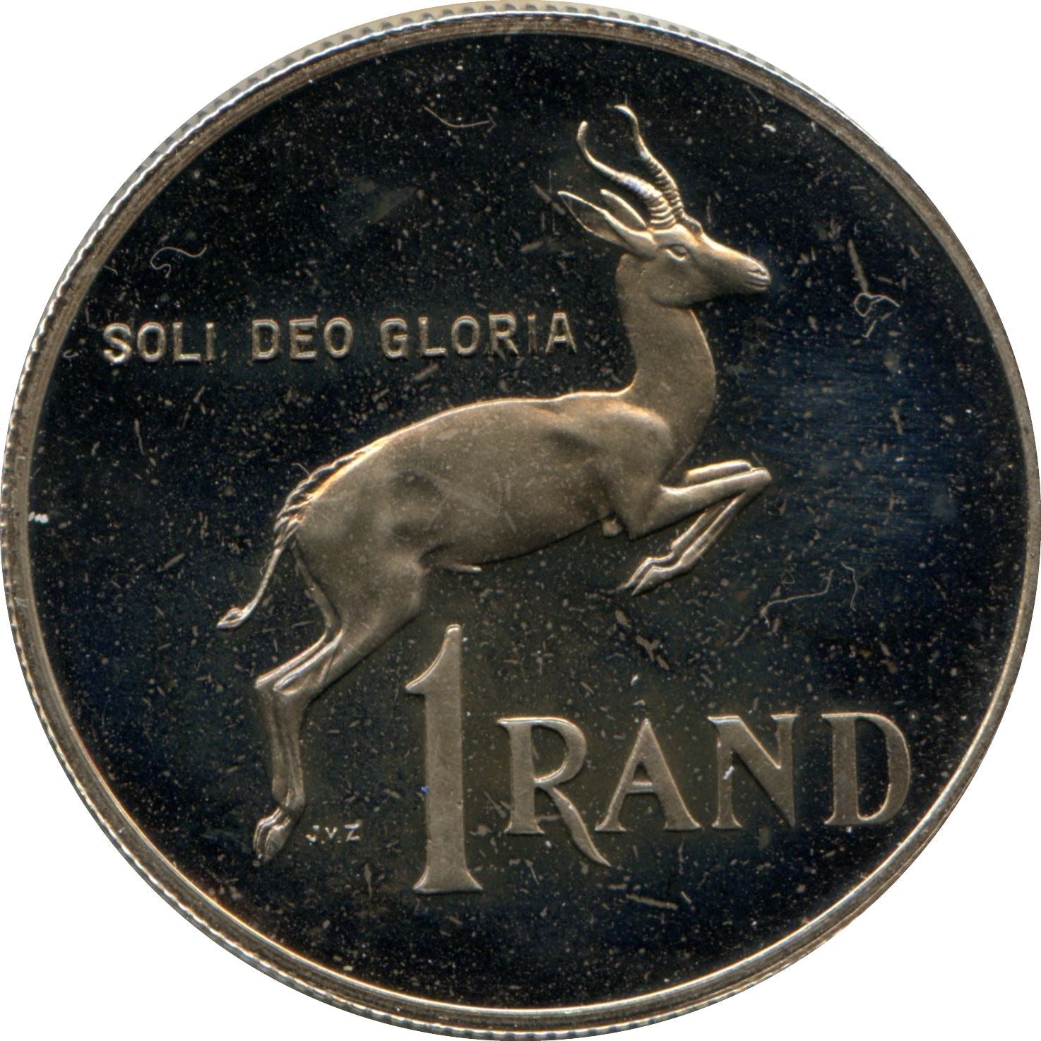 South Africa 1 Rand Coin | Pieter W. Botha | KM141 | 1990