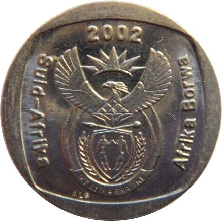 South Africa 1 Rand Coin | World Summit | KM275 | 2002