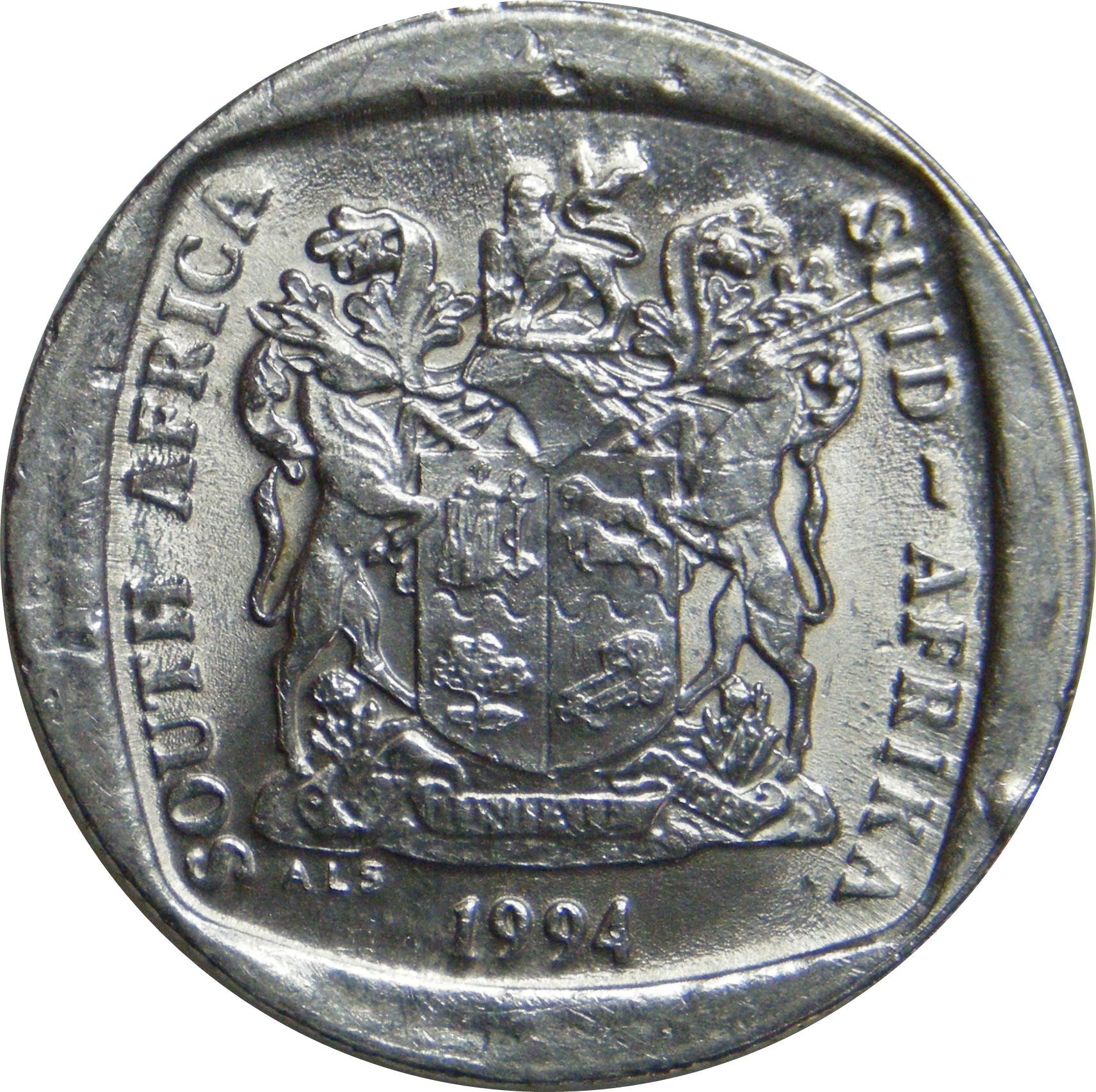 South Africa 1 Rand SOUTH AFRICA - SUID-AFRIKA Coin KM138 1990 - 1995