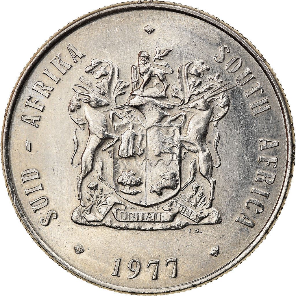 South Africa 1 Rand SUID AFRIKA - SOUTH AFRICA Coin KM88a 1977 - 1989