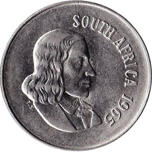 South Africa 10 Cents Coin | English Legend - SOUTH AFRICA | KM68.1 | 1965 - 1969