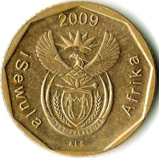 South Africa 10 Cents Ndebele legend - iSewula Afrika Coin KM465 2009