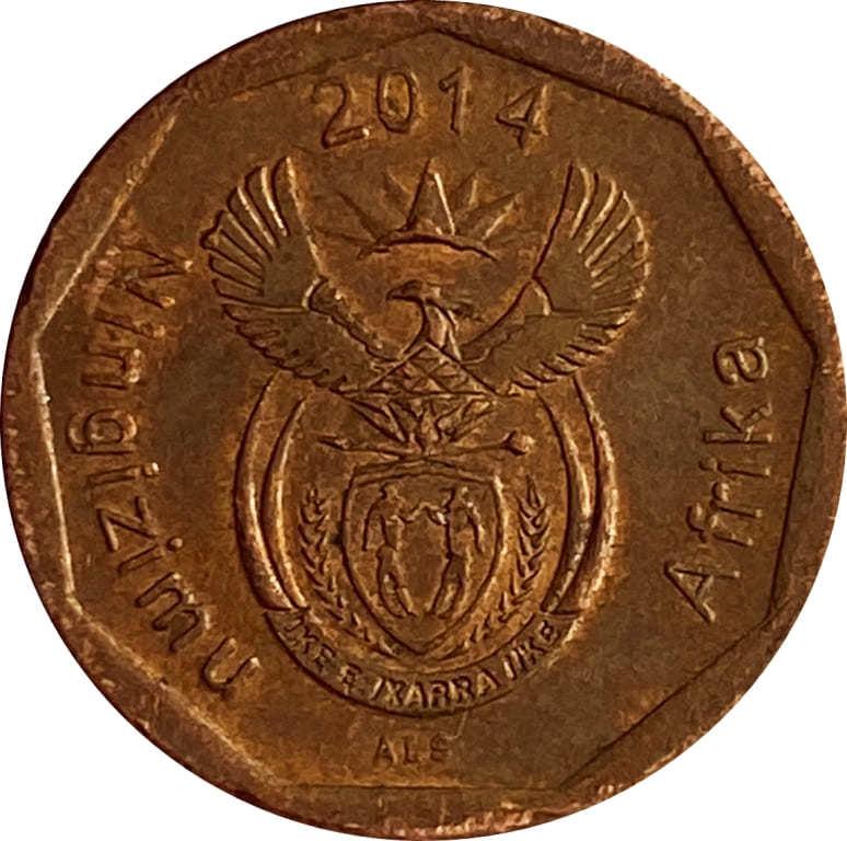 South Africa 10 Cents Swati Legend - Ningizimu Afrika Coin KMUC6 2014