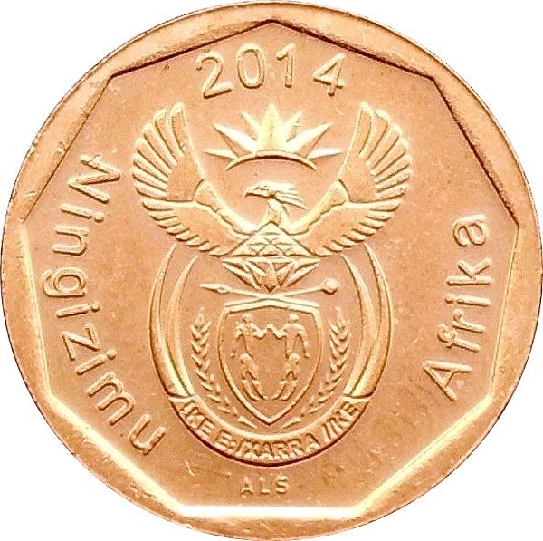 South Africa 10 Cents Swati Legend - Ningizimu Afrika Coin KMUC6 2014