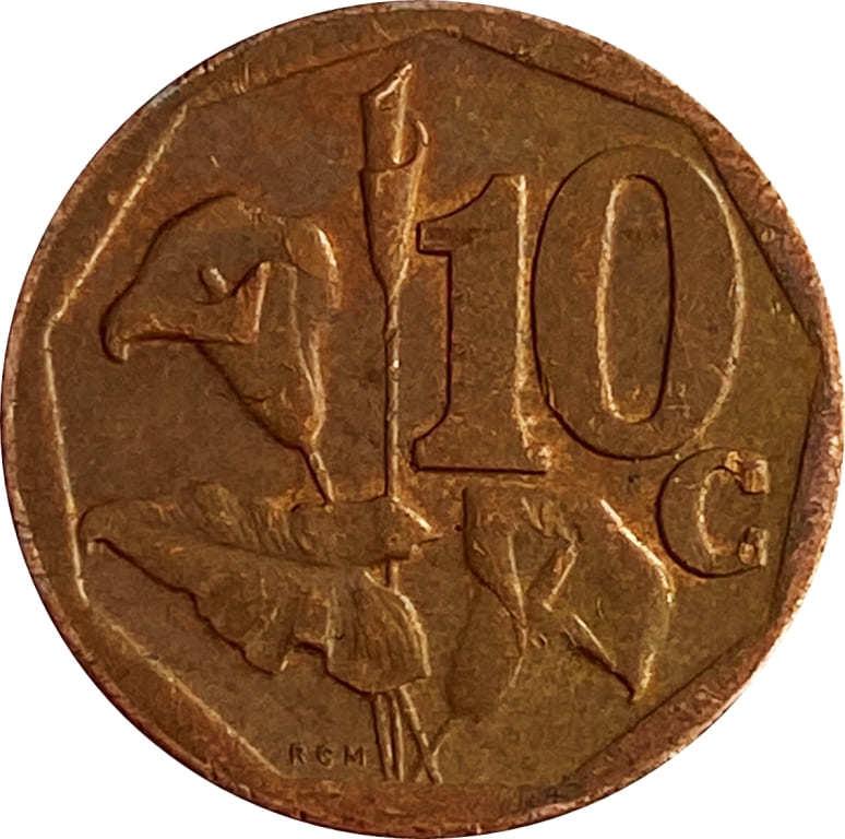 South Africa 10 Cents Swati Legend - Ningizimu Afrika Coin KMUC6 2014