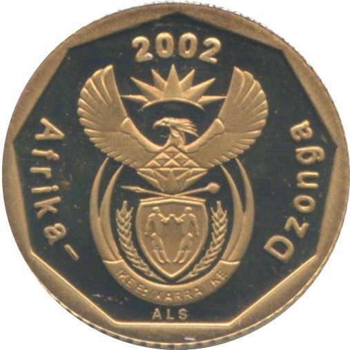 South Africa 10 Cents Tsonga Legend - Afrika-Dzonga Coin KM269 2002