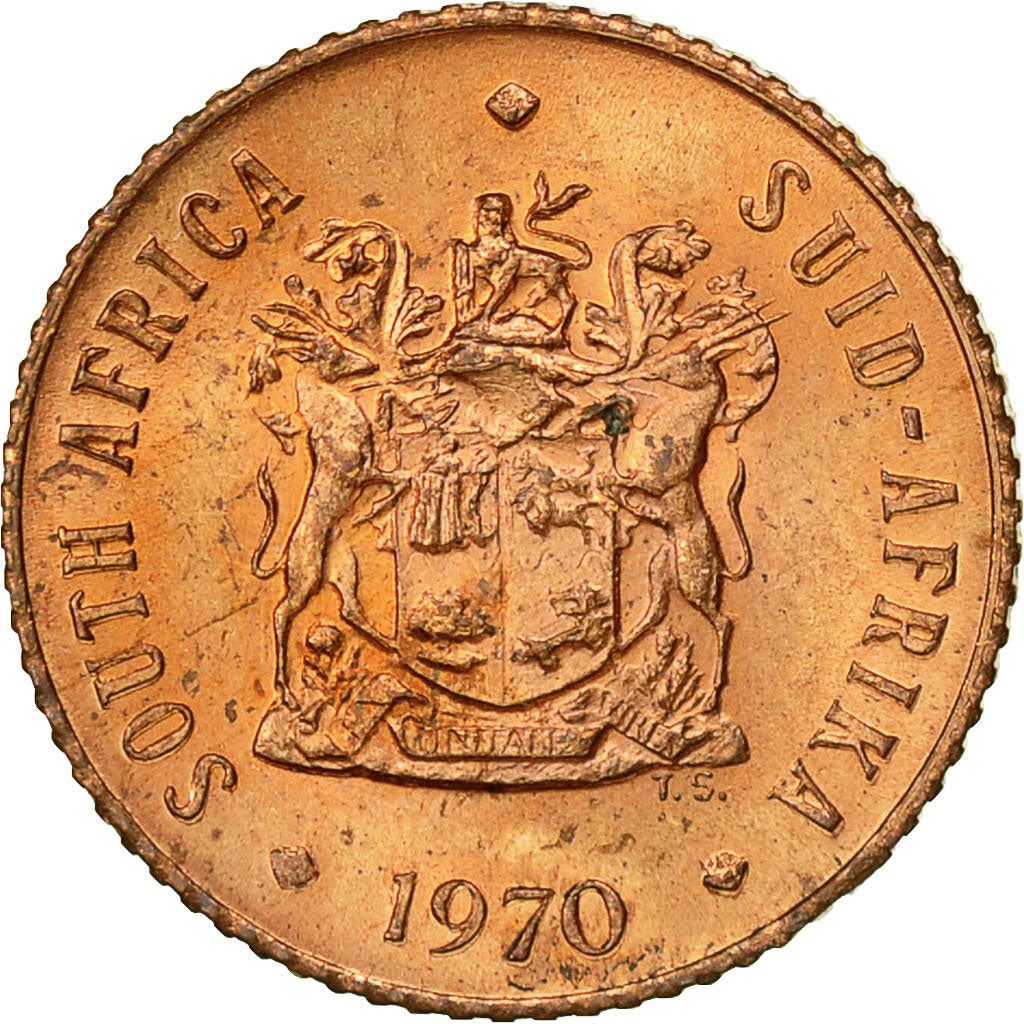 South Africa | 1/2 Cent Coin | Birds | Sparrows | Km:81 | 1970 - 1983