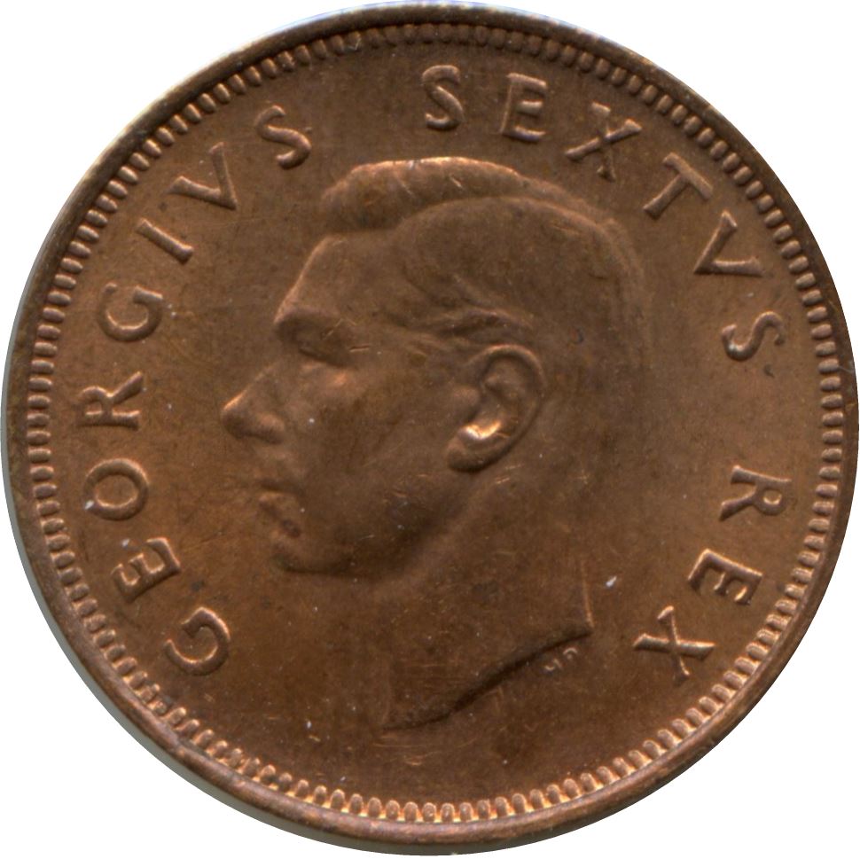 South Africa 1/4 Penny Coin | George VI SOUTH AFRICA - SUID AFRIKA | KM32.1 | 1948 - 1950