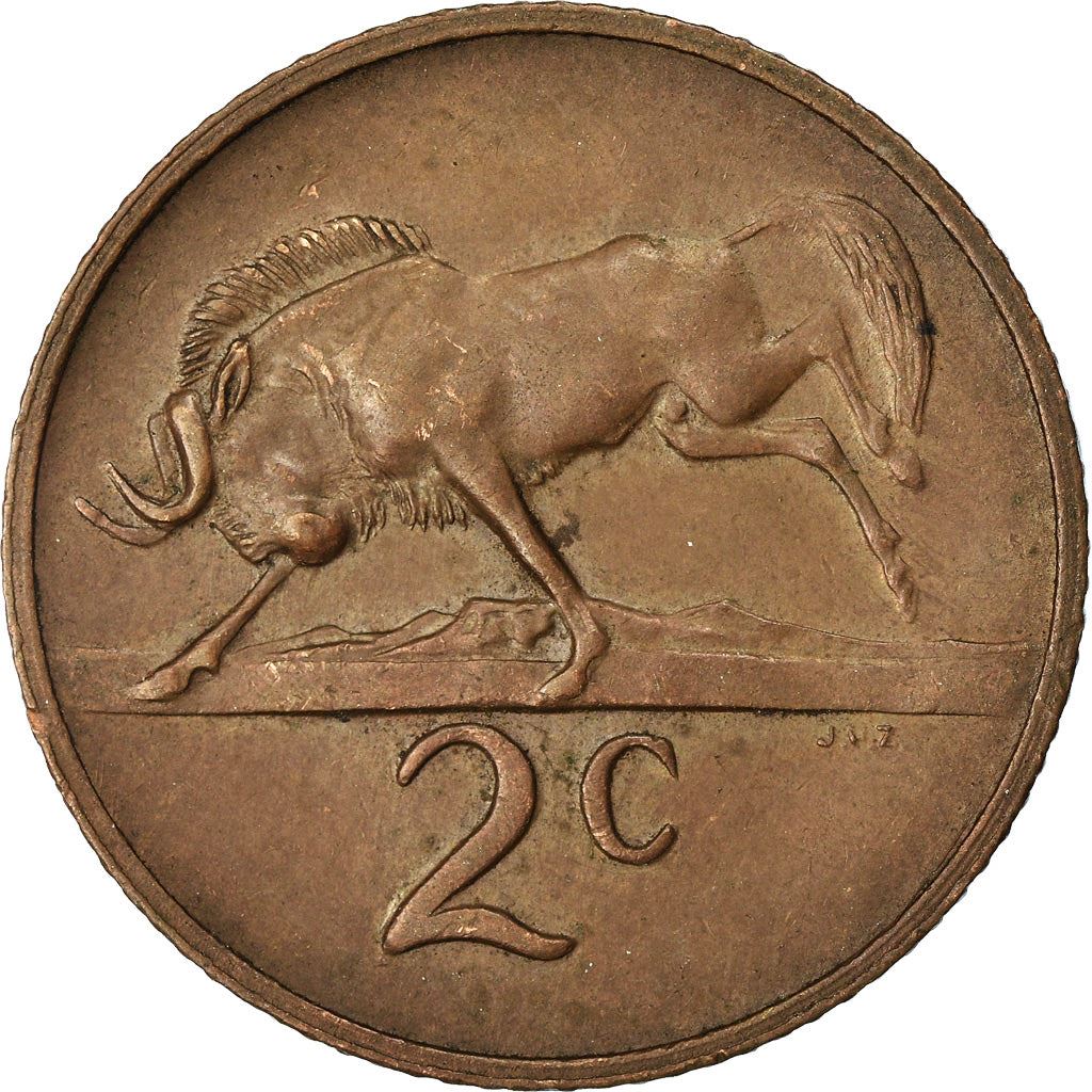 South Africa 2 Cents SOUTH AFRICA - SUID AFRIKA Coin KM83 1970 - 1990