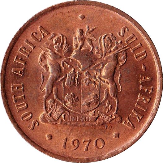 South Africa 2 Cents SOUTH AFRICA - SUID AFRIKA Coin KM83 1970 - 1990