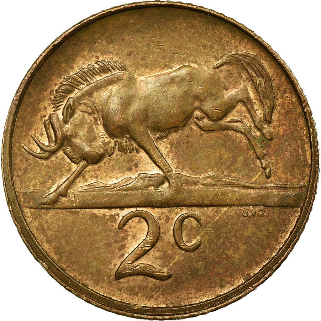 South Africa 2 Cents SOUTH AFRICA - SUID AFRIKA Coin KM83 1970 - 1990