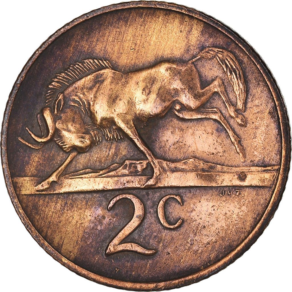 South Africa 2 Cents SOUTH AFRICA - SUID AFRIKA Coin KM83 1970 - 1990