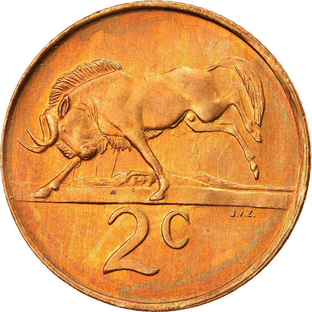 South Africa 2 Cents SOUTH AFRICA - SUID AFRIKA Coin KM83 1970 - 1990