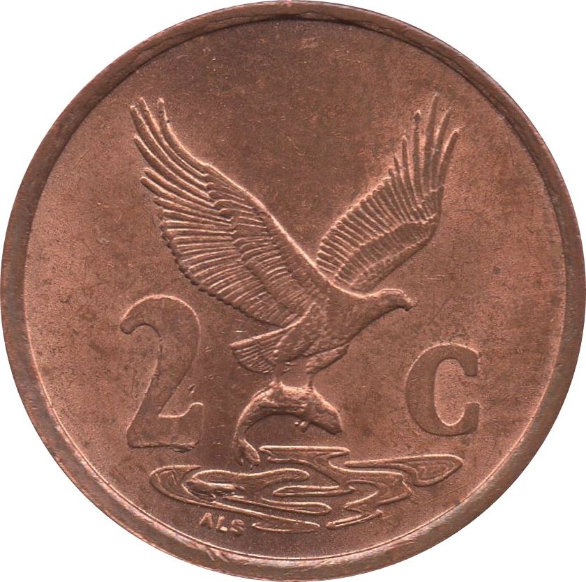 South Africa 2 Cents Venda Legend - AFURIKA-TSHIPEMBE Coin KM159 1996 - 2000